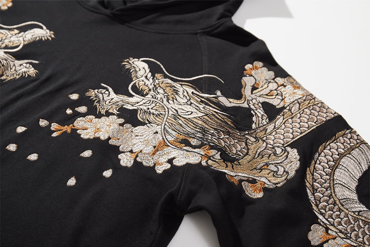Harmony Phoenix Embroidered Hoodie