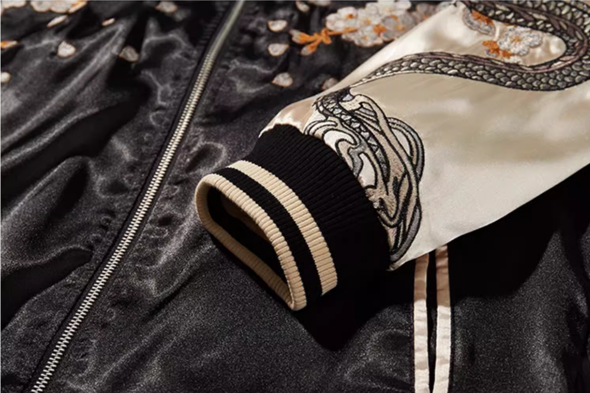 Ryūjin Sakura Sukajan Souvenir Bomber Jacket