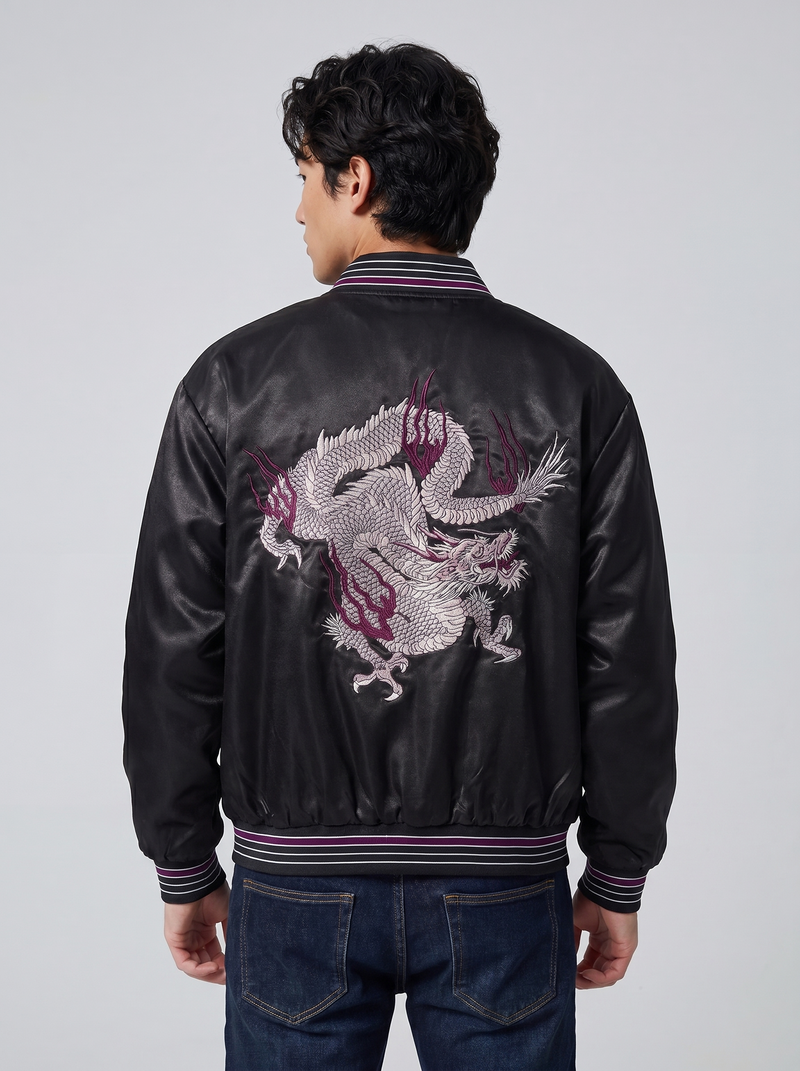 Ryugetsu Embroidered Sukajan Jacket