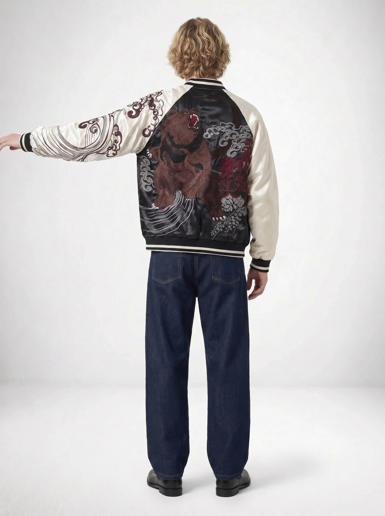 Kurokuma Embroidered Sukajan Jacket