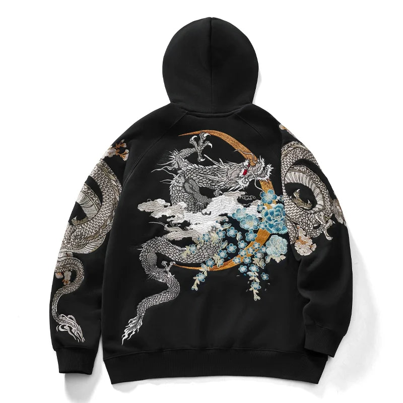 Ryujin Sakura Dragon Sukajan Hoodie