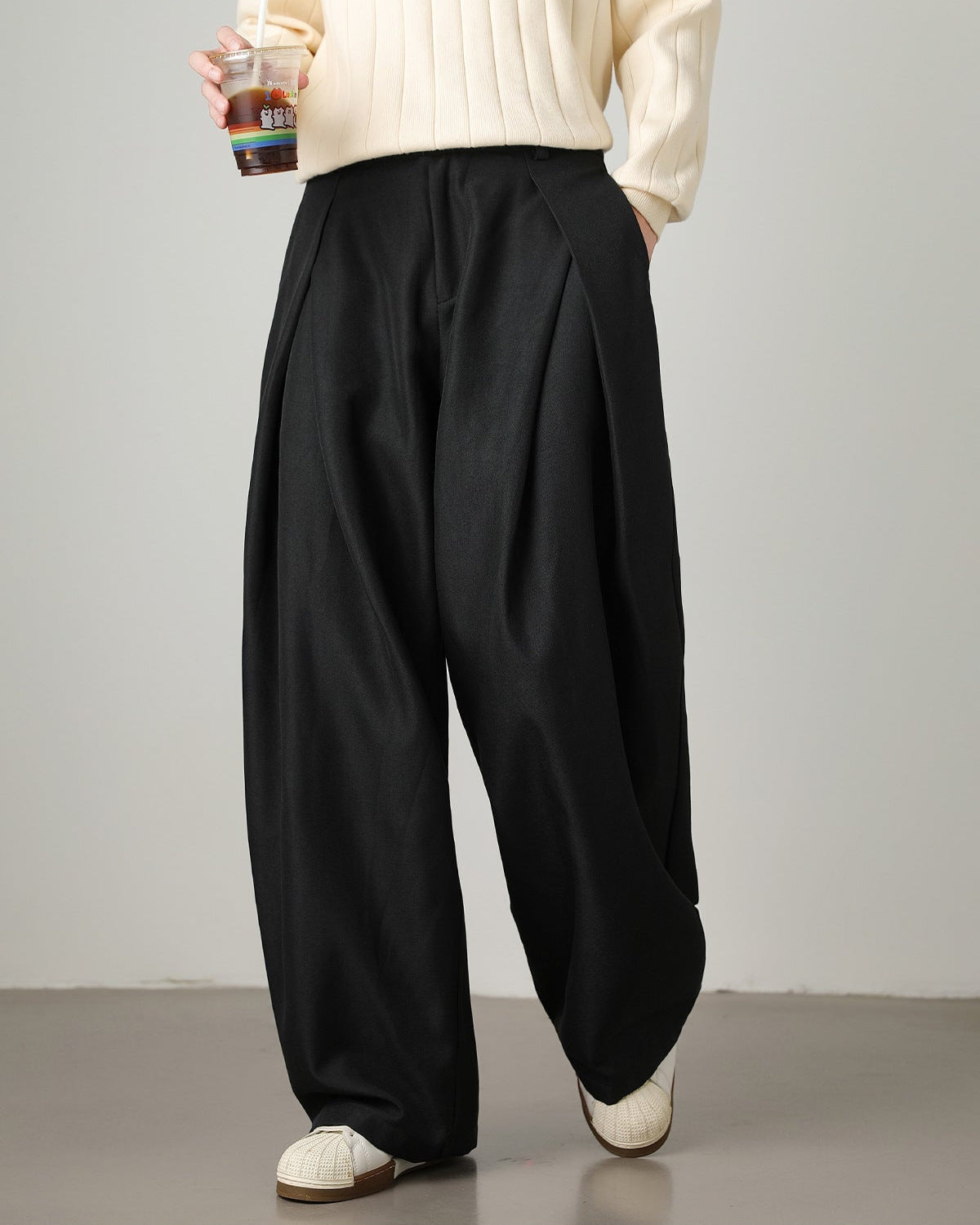 Fanu | Hakama style wide pants