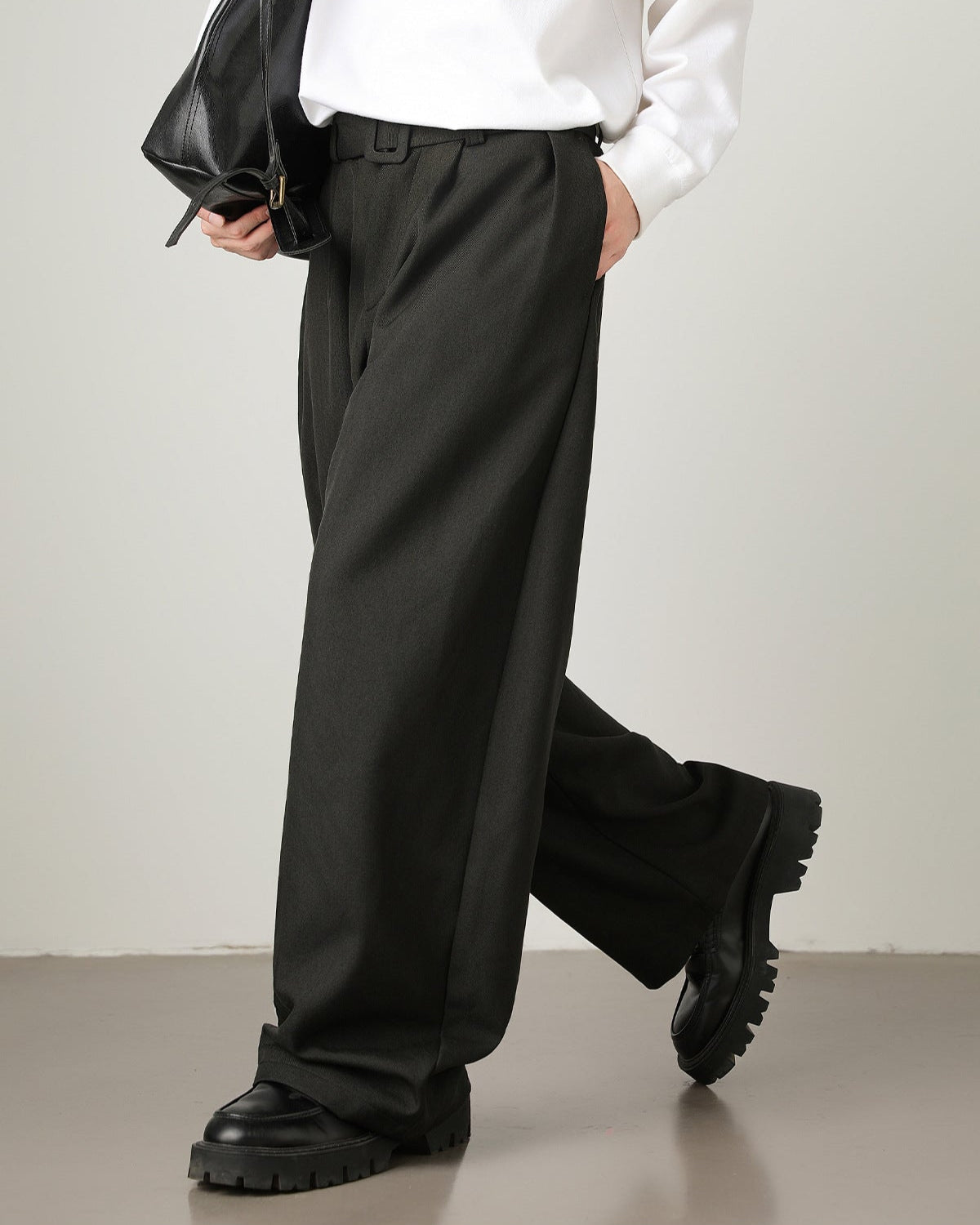 Foku | Loose fit wide pants