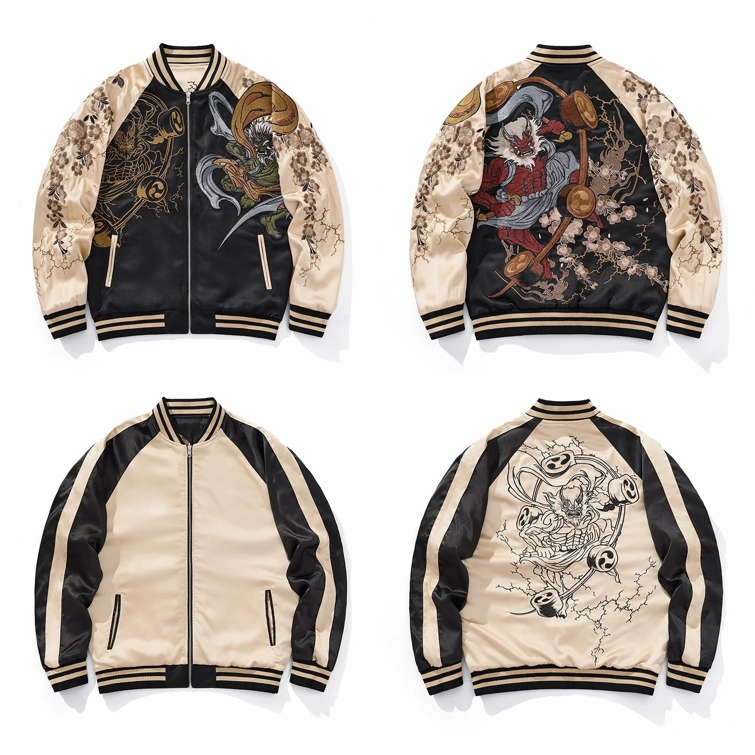 Raijin Embroidered Sukajan Jacket