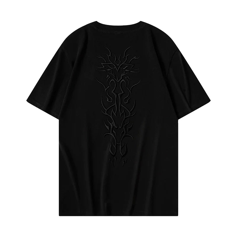 Dragon Spine Embroidery T-shirt