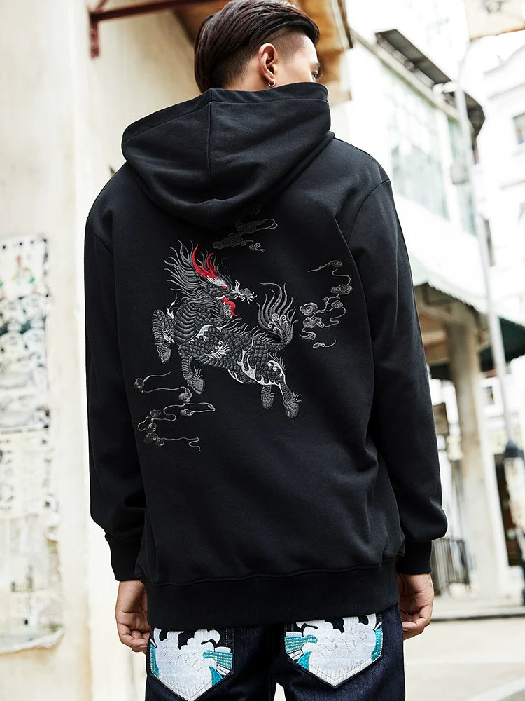 Kylin Embroidered Hoodie
