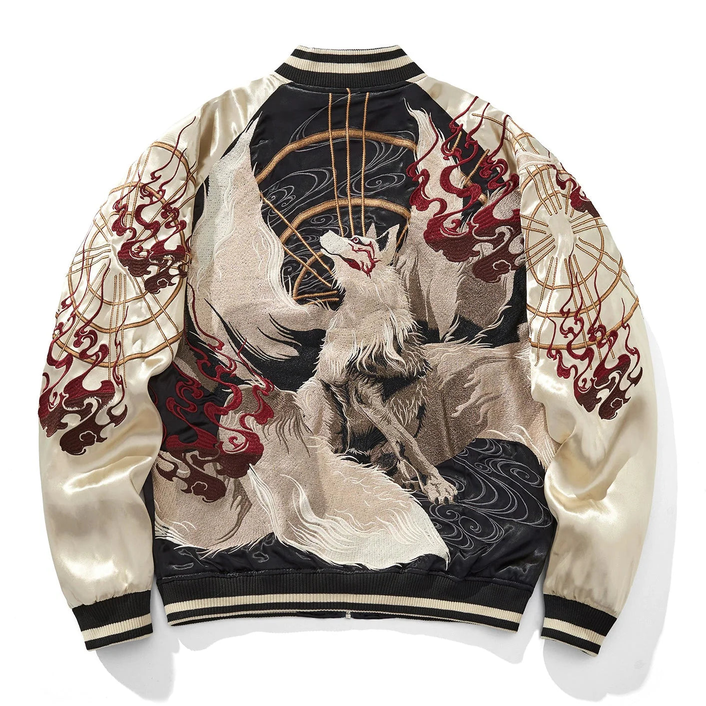 Kyubi Embroidered Sukajan Jacket