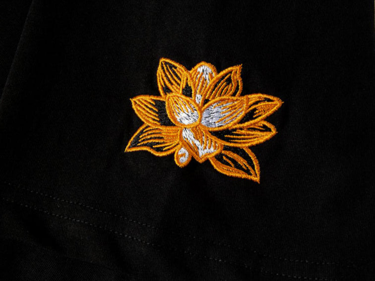 Golden Koi Embroidered T-Shirt