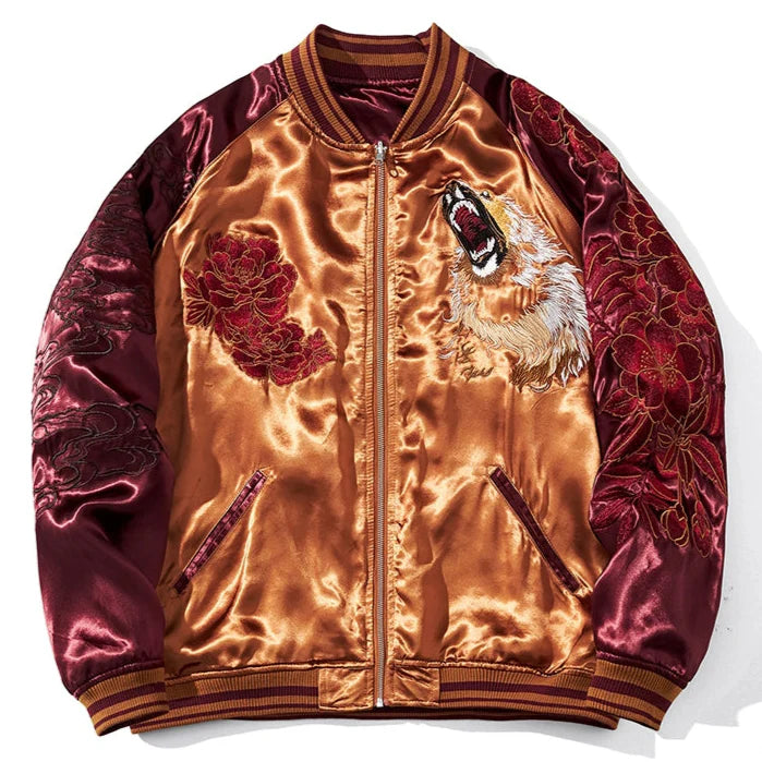 King of the jungle Sukajan Jacket (Reversible)
