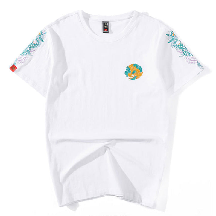 Dragon Crest Embroidered T-Shirt