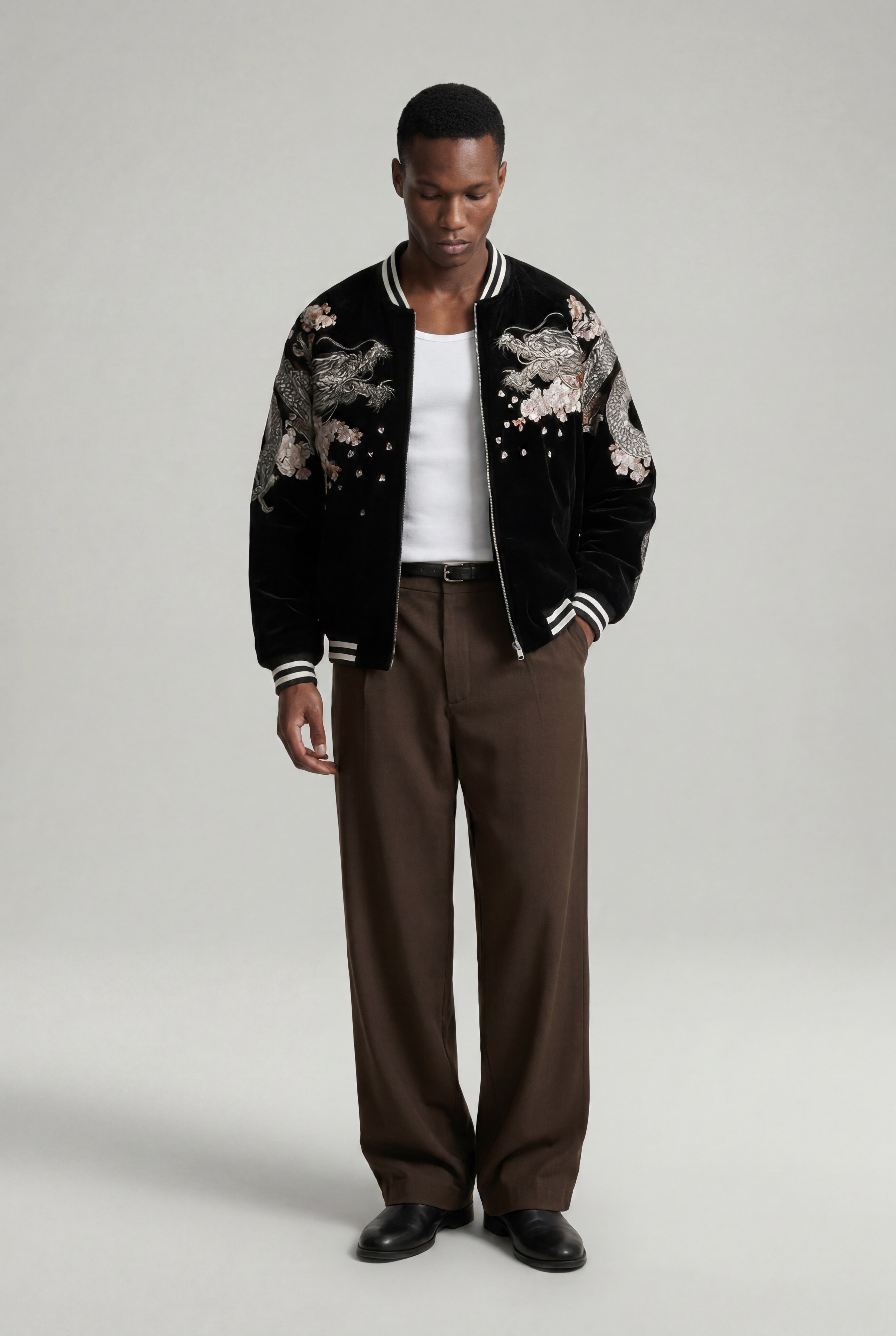 Burgundy bomber