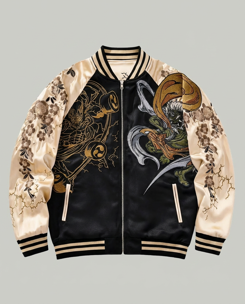 Raijin Embroidered Sukajan Jacket