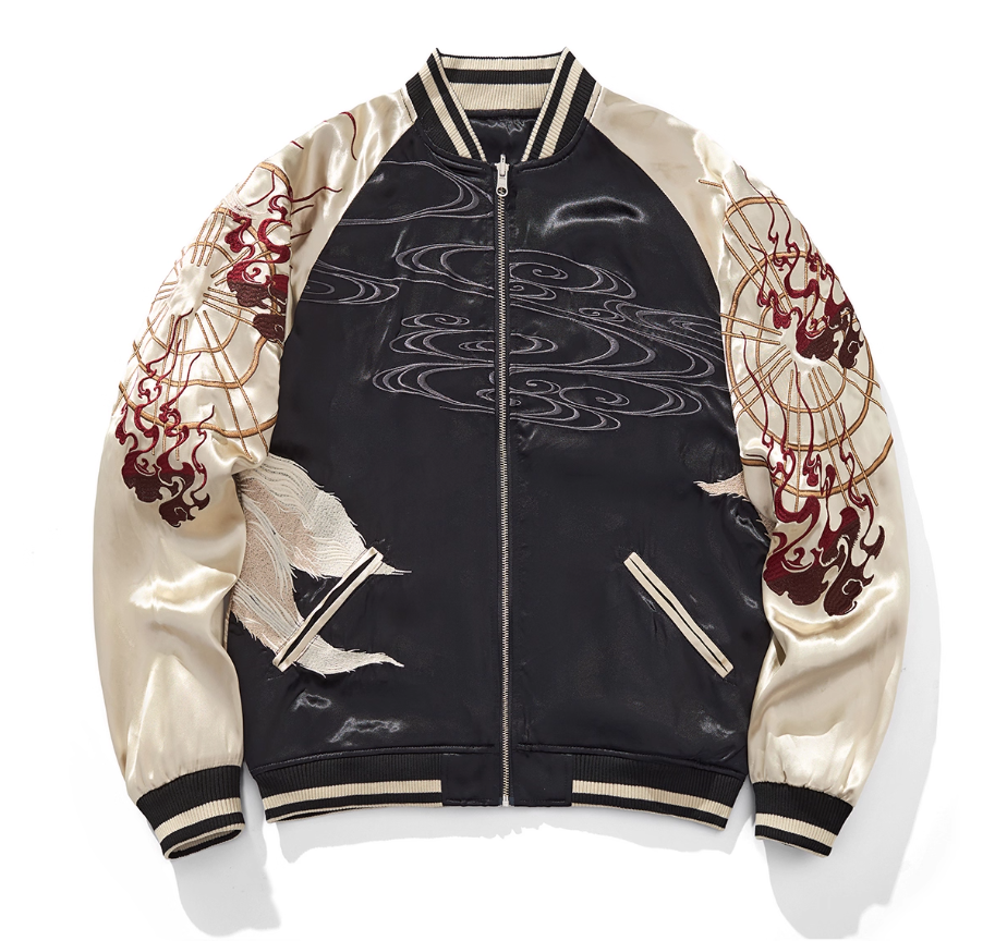 Kyubi Embroidered Sukajan Jacket