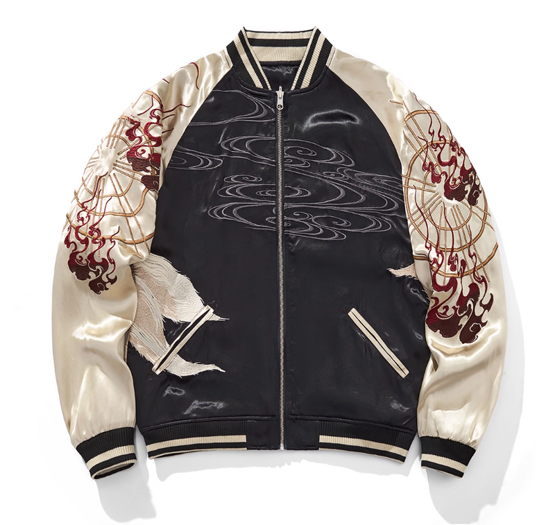 Kyubi Embroidered Sukajan Jacket