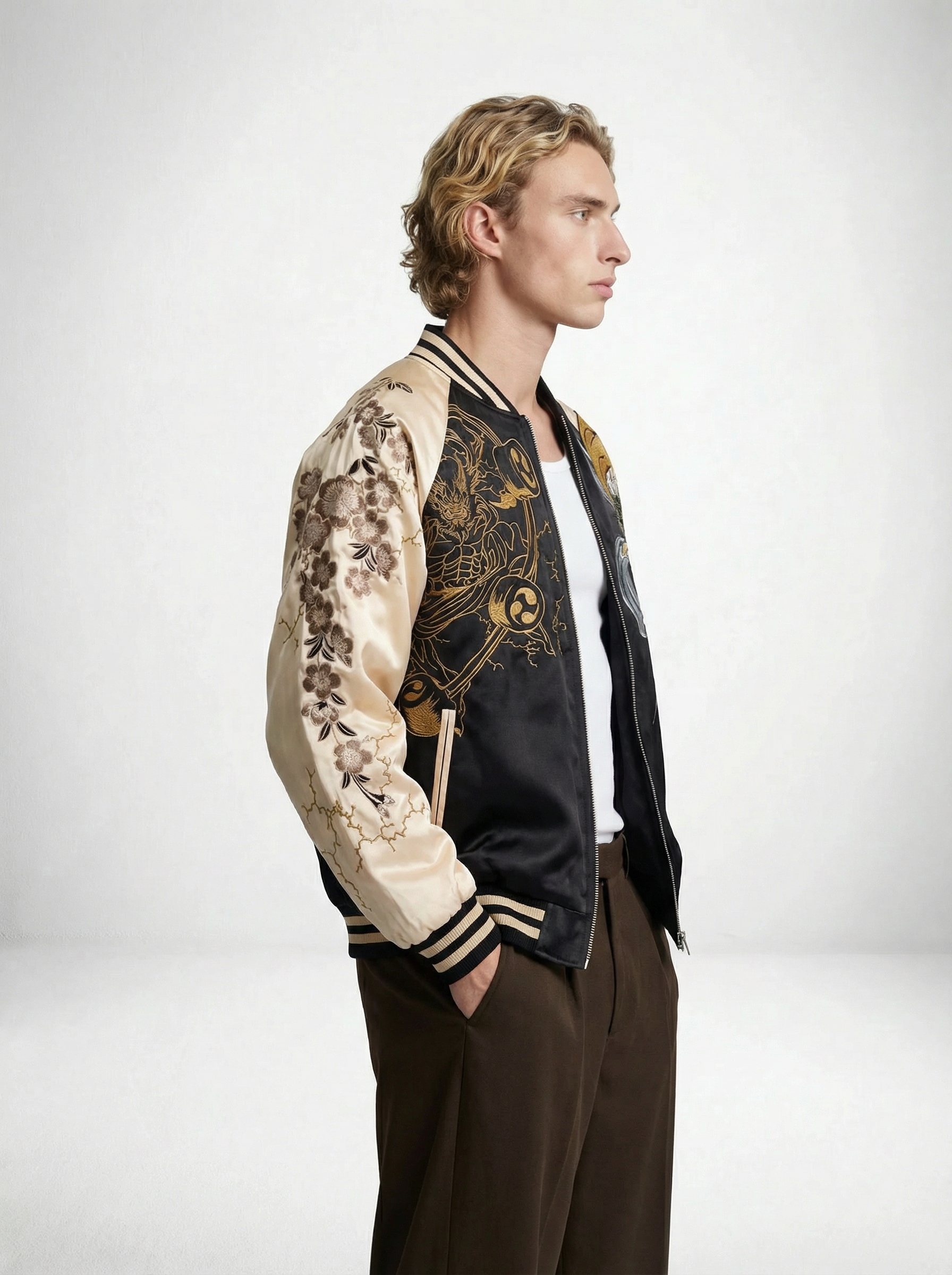 Raijin Embroidered Sukajan Jacket
