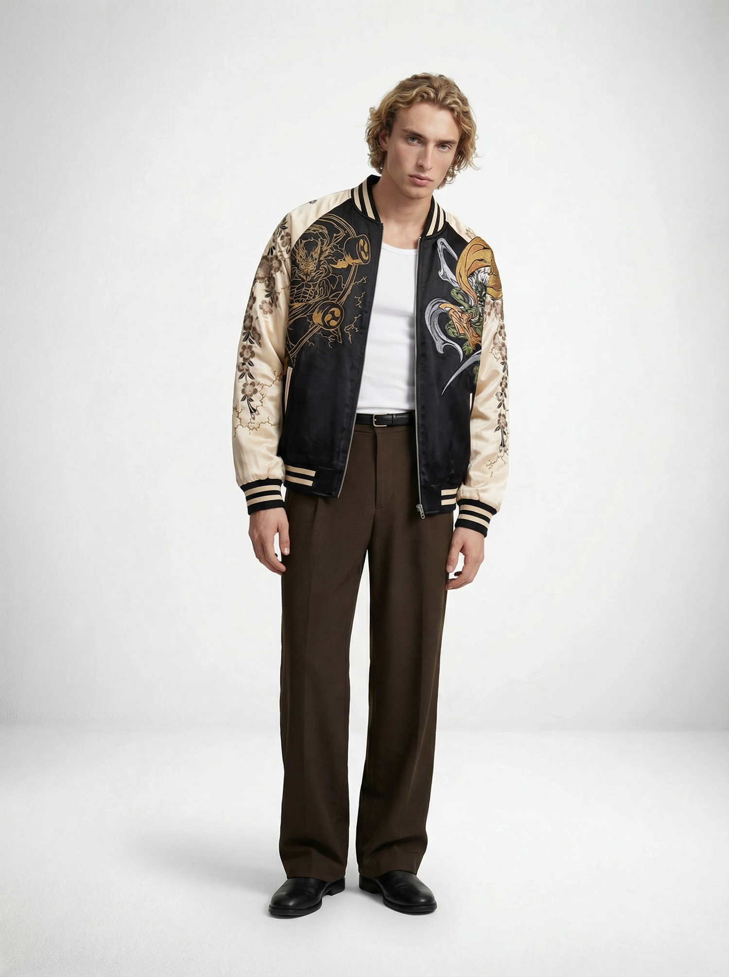 Raijin Embroidered Sukajan Jacket