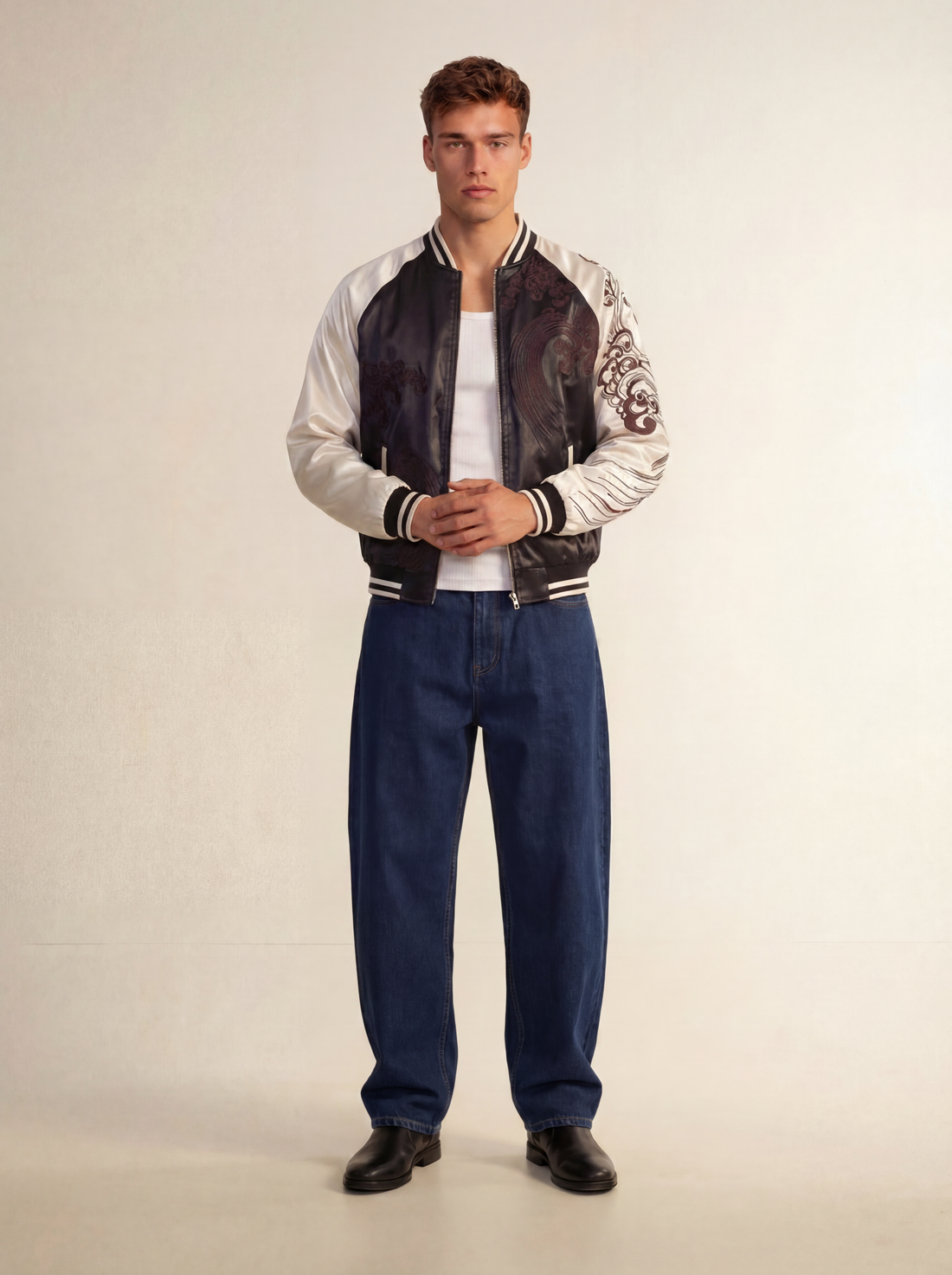 Kurokuma Embroidered Sukajan Jacket